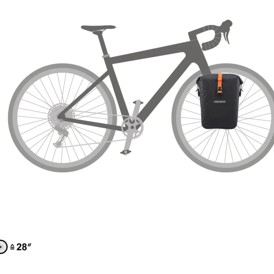 Bagagedragertassen < ORTLIEB Gravel-Pack - QL2.2 Bagagetas (Paar) - 2x14.5L - black matt