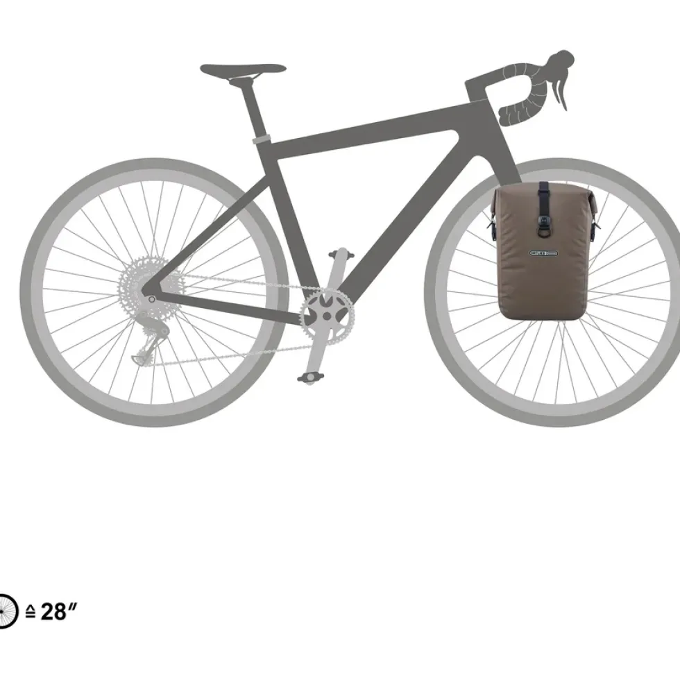 ORTLIEB Gravel-Pack Single - QL2.2 Bagagetas - 14.5L - dark sand