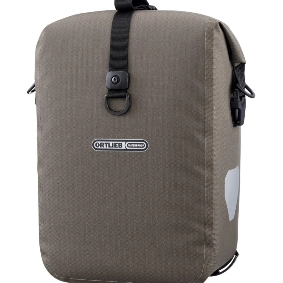 Bagagedragertassen < ORTLIEB Gravel-Pack Single QL3.1 Fietstas - 14.5L - dark sand