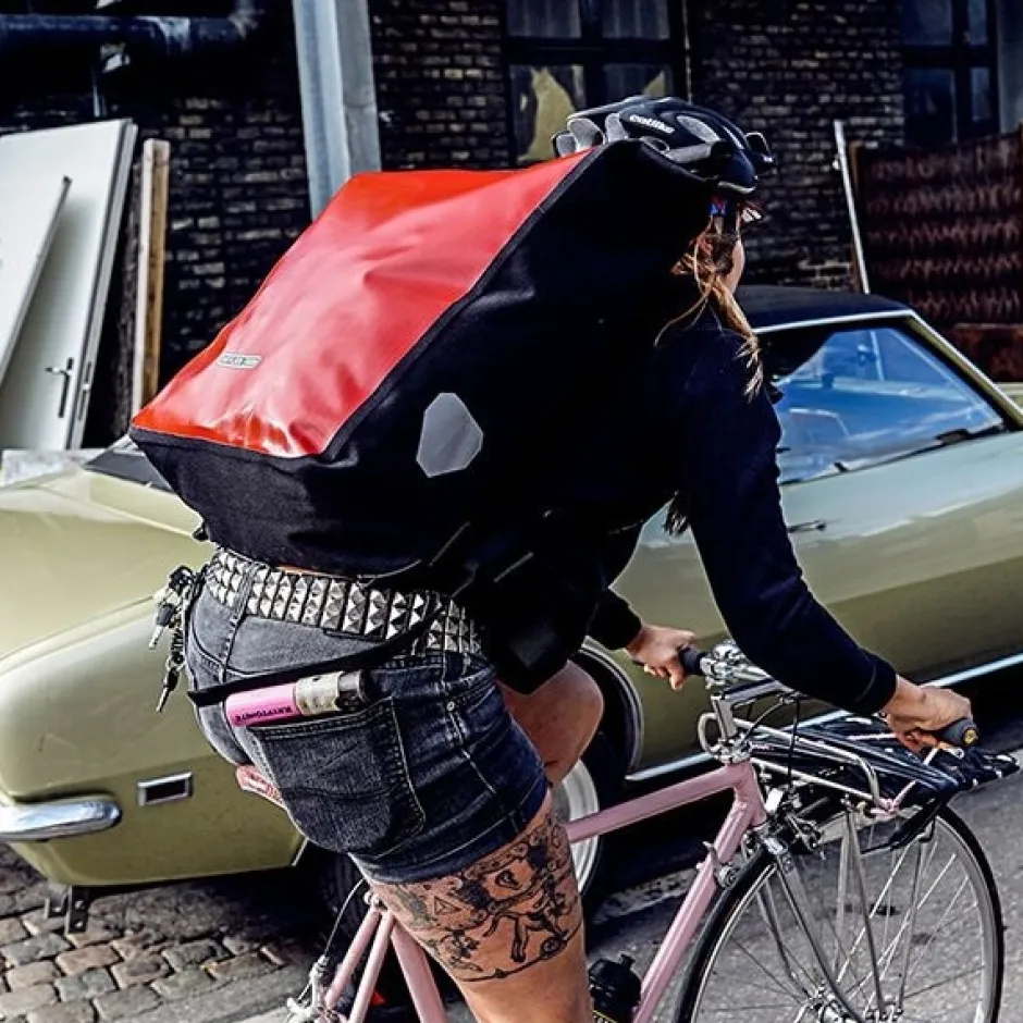 Messenger Bags En Schoudertassen < ORTLIEB Messenger-Bag - Koerierstas - 39L - black-sunyellow