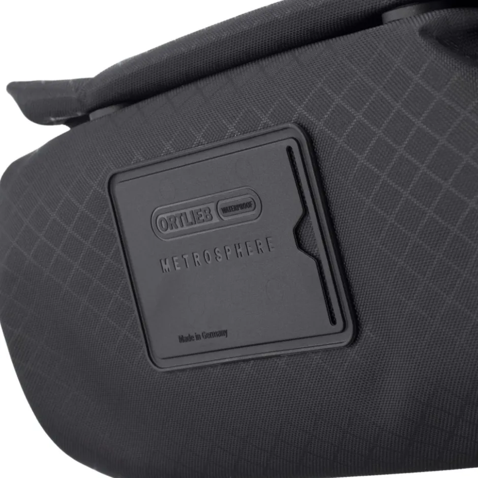 Overige Tassen & Etuis|Overige Tassen En Etuis < ORTLIEB Metrosphere Schoudertas - 3L - black embossed