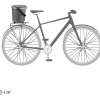 ORTLIEB Up-Town Rack Urban - Bagagedrager Fietsmand - 17.5L - pepper