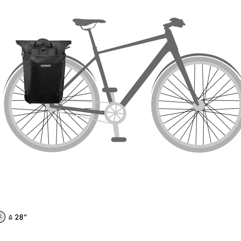 ORTLIEB Vario PS QL2.1 Fietstas / Rugzak - 26L - dark sand