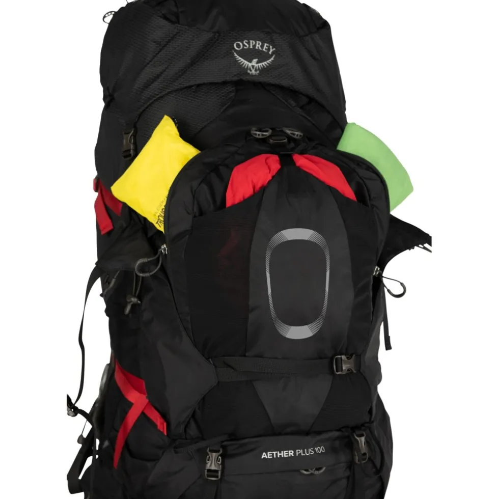 Osprey Aether Plus 100 Rugzak - S/M - Zwart