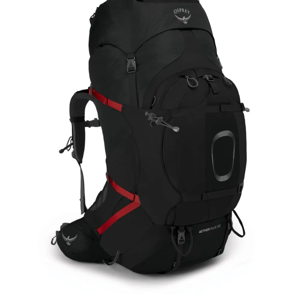 Osprey Aether Plus 100 Rugzak - S/M - Zwart