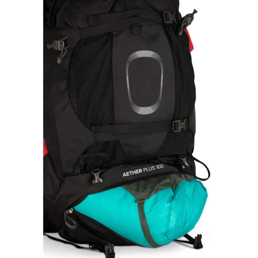 Osprey Aether Plus 100 Rugzak - S/M - Zwart