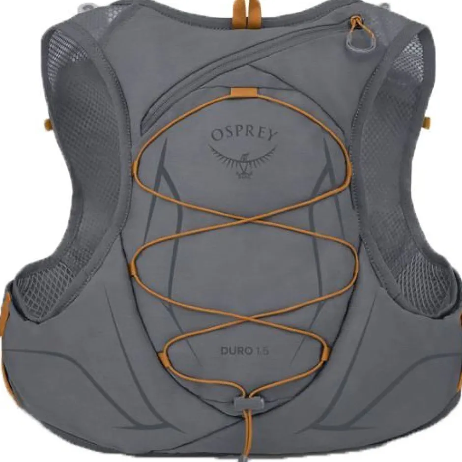 Rugzakken & Drinksystemen < Osprey Duro 1.5 Heren Hardlooprugzak - S - Phantom Grey/Toffee Orange
