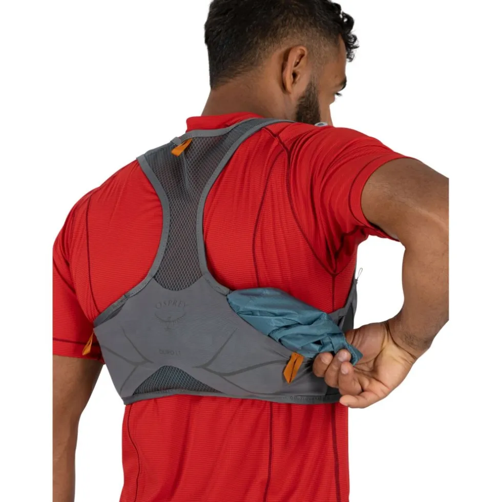 Osprey Duro LT 0.5 Running Rugzak - L - Phantom Grey/Toffee Orange