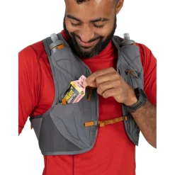 Osprey Duro LT 0.5 Running Rugzak - L - Phantom Grey/Toffee Orange