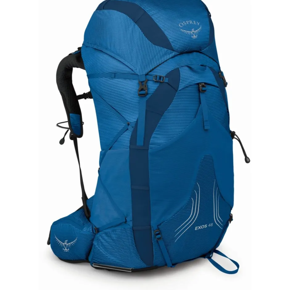 Rugzakken & Drinksystemen < Osprey Exos 48 Rugzak - Blue Ribbon