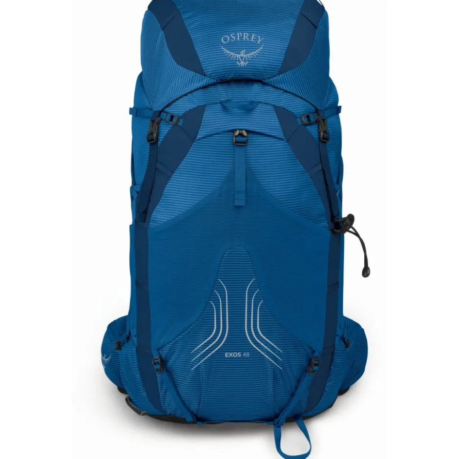 Rugzakken & Drinksystemen < Osprey Exos 48 Rugzak - Blue Ribbon