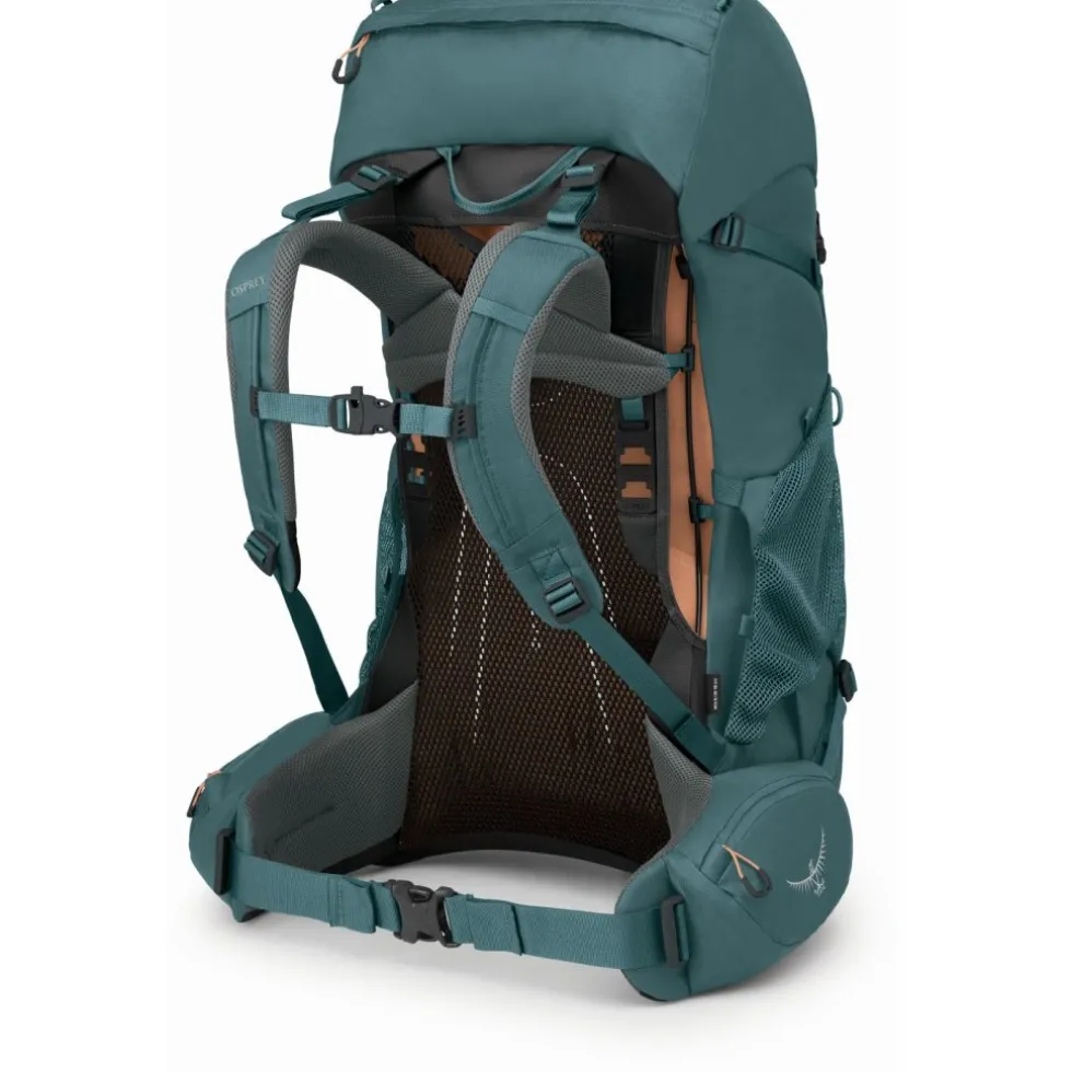 Osprey Renn 50 Rugzak Trekking Dames - Cascade Blue/Melon Orange