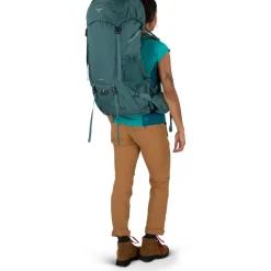 Osprey Renn 50 Rugzak Trekking Dames - Cascade Blue/Melon Orange