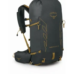 Rugzakken & Drinksystemen|Drinkrugzakken < Osprey Talon Velocity 30 Rugzak - S/M - Dark Charcoal/Tumbleweed Yellow