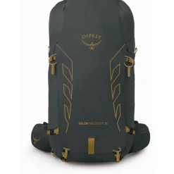 Rugzakken & Drinksystemen|Drinkrugzakken < Osprey Talon Velocity 30 Rugzak - S/M - Dark Charcoal/Tumbleweed Yellow
