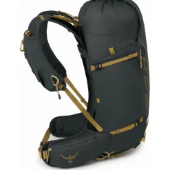 Rugzakken & Drinksystemen|Drinkrugzakken < Osprey Talon Velocity 30 Rugzak - L/XL - Dark Charcoal/Tumbleweed Yellow