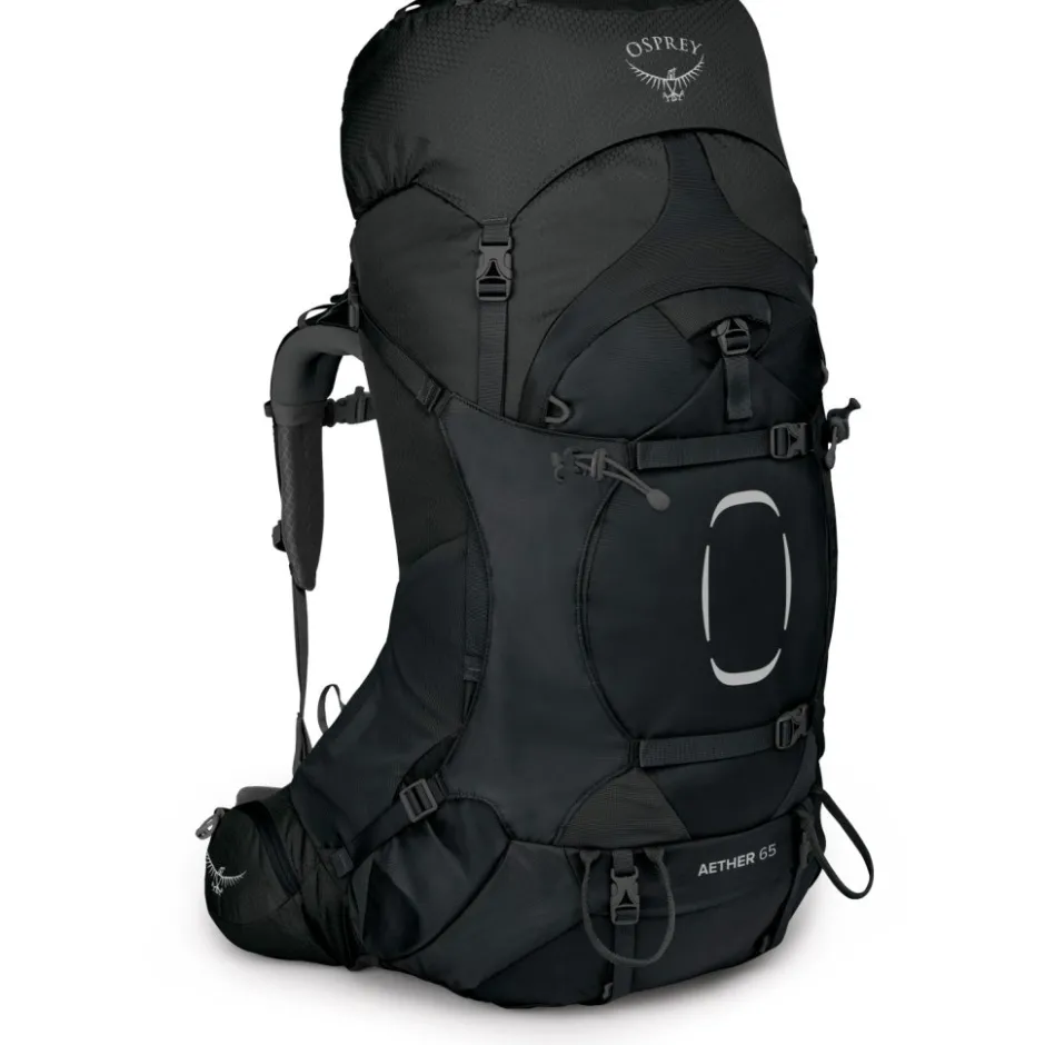 Rugzakken & Drinksystemen < Osprey Aether 65 Heren Rugzak - - Zwart