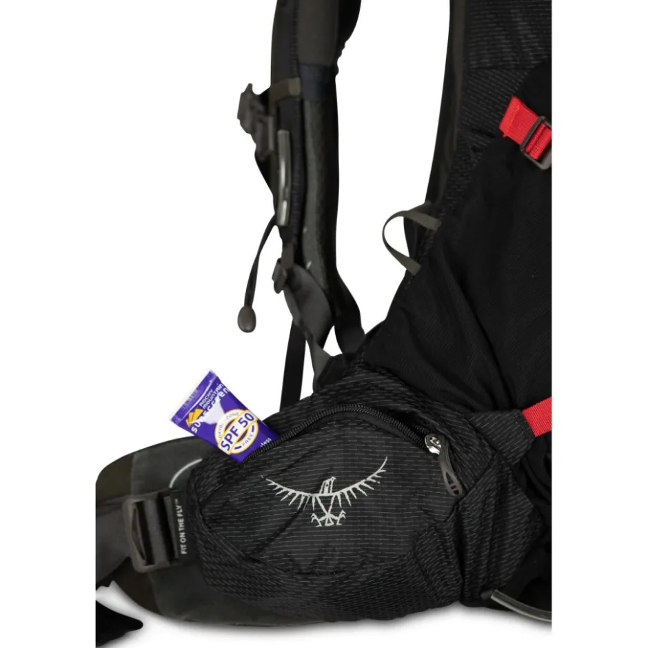 Rugzakken & Drinksystemen < Osprey Aether Plus 100 Rugzak - L/XL - Zwart
