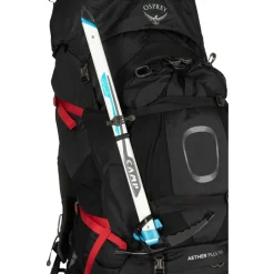 Rugzakken & Drinksystemen < Osprey Aether Plus 100 Rugzak - L/XL - Zwart