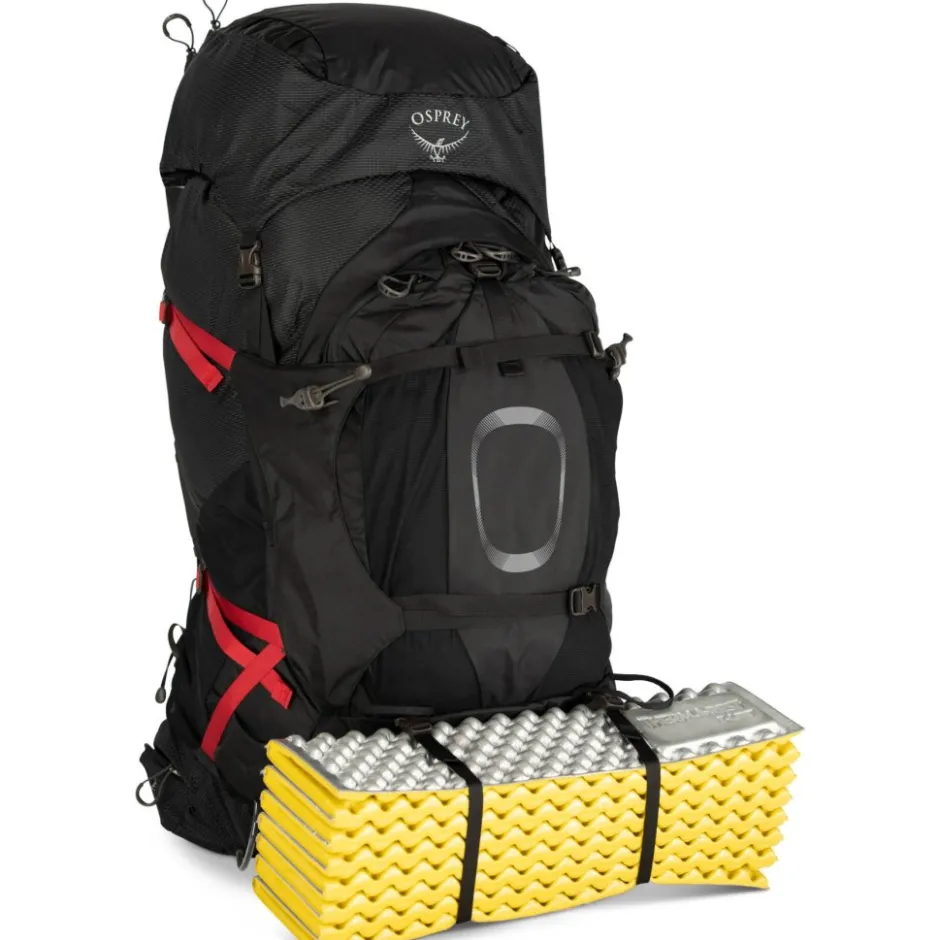 Rugzakken & Drinksystemen < Osprey Aether Plus 100 Rugzak - L/XL - Zwart