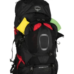 Rugzakken & Drinksystemen < Osprey Aether Plus 100 Rugzak - L/XL - Zwart