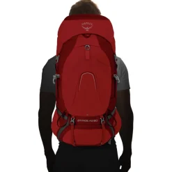 Rugzakken & Drinksystemen < Osprey Atmos AG 50 Rugzak - Black