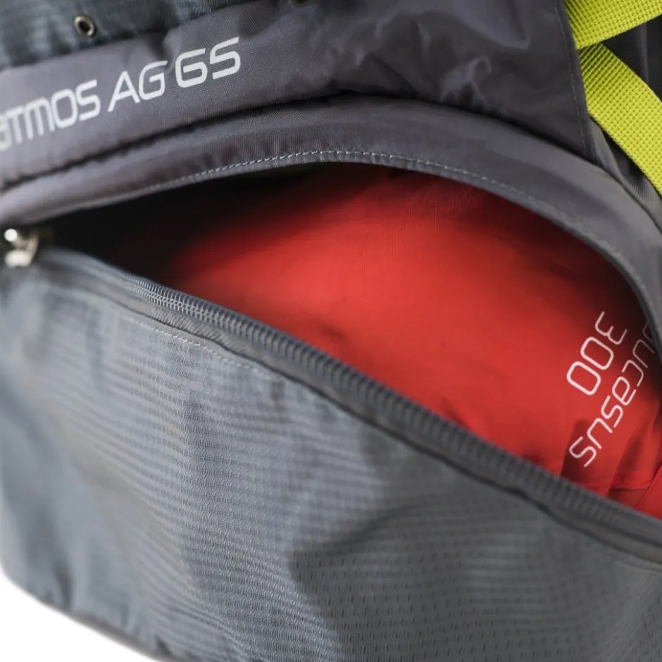 Rugzakken & Drinksystemen < Osprey Atmos AG 50 Rugzak - Black