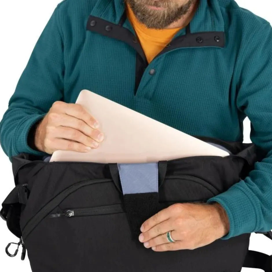 Messenger Bags En Schoudertassen < Osprey Metron 18 Messenger Bag - Black/Anchor Blue