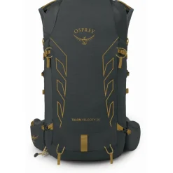 Rugzakken & Drinksystemen|Drinkrugzakken < Osprey Talon Velocity 20 Rugzak - L/XL - Dark Charcoal/Tumbleweed Yellow