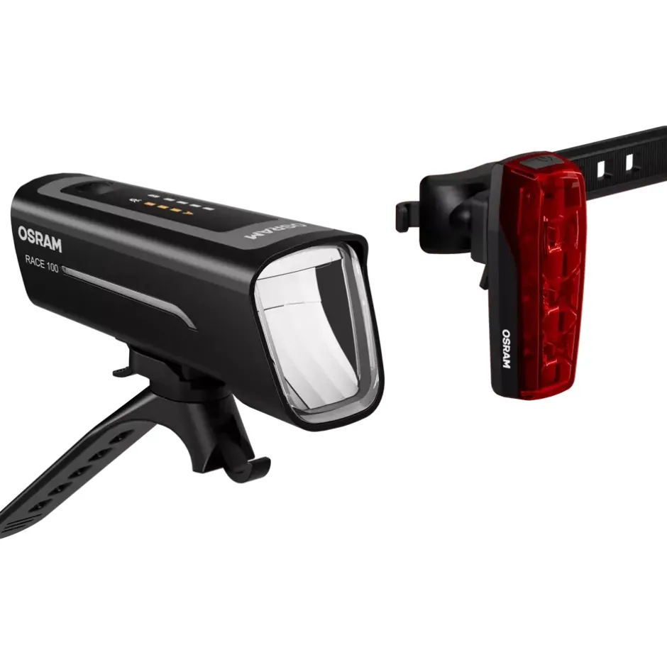 Verlichting|Verlichting Op Batterijen < OSRAM LEDsBIKE Race 100 Verlichtingsset
