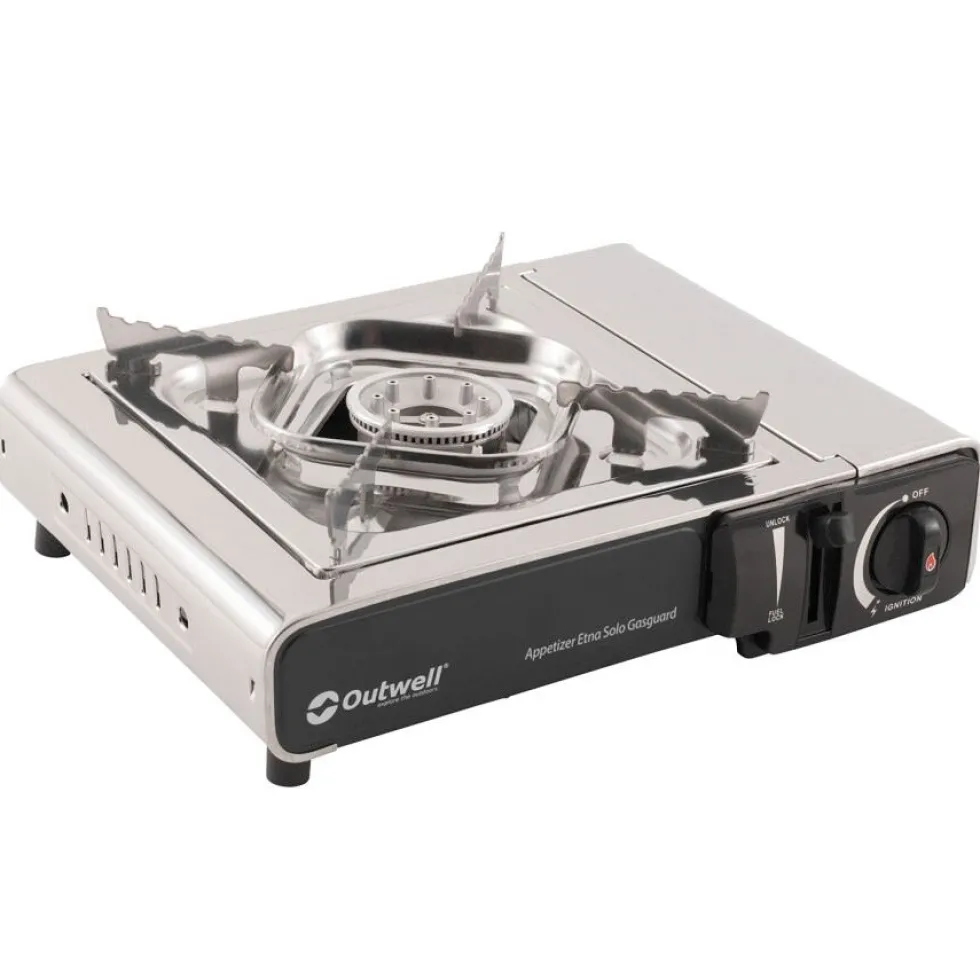 Outwell Appetizer Solo Gasguard Kampingkooker - zilvergrijs
