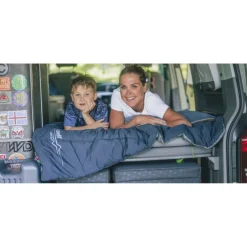 Slaapzakken < Outwell Caldera Duvet Double Deken - Night Blue