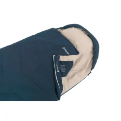 Outwell Caldera Prime Slaapzak - Rits links - blauw