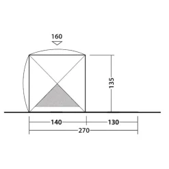 Tenten, Tarps & Hangmatten < Outwell Compton Strandtent - crèmewit
