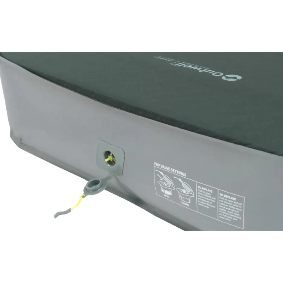 Slaapmatten < Outwell Dreamboat Single 16.0 cm Opblaasbare Slaapmat - donkergroen