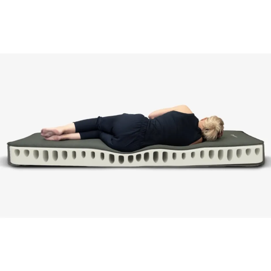 Slaapmatten < Outwell Dreamboat Single 16.0 cm Opblaasbare Slaapmat - donkergroen