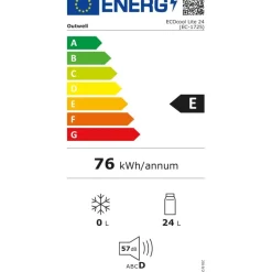 Campingservies & Bestek < Outwell ECOcool Lite Dark Blue Koelbox - 24L - 12V/230V - Blauw