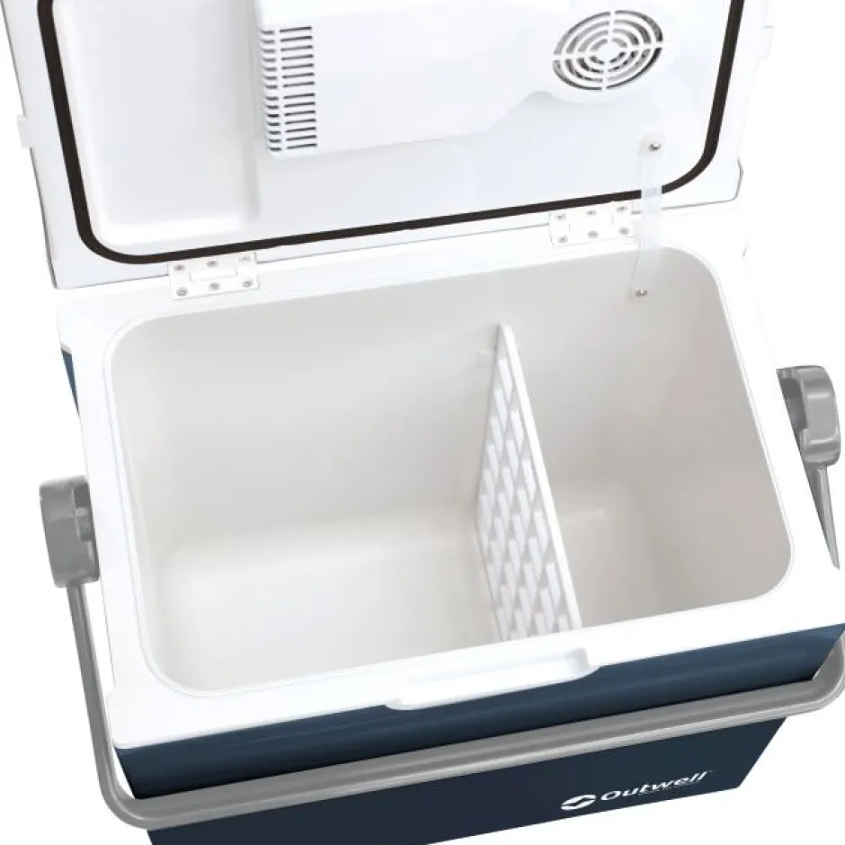 Campingservies & Bestek < Outwell ECOcool Lite Dark Blue Koelbox - 24L - 12V/230V - Blauw