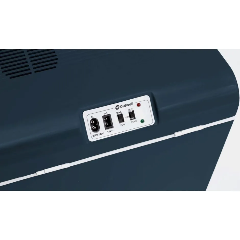 Campingservies & Bestek < Outwell ECOcool Lite Dark Blue Koelbox - 24L - 12V/230V - Blauw