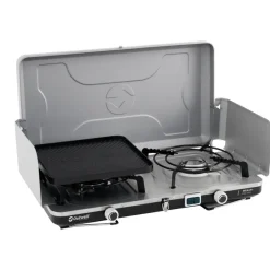 Kooktoestellen & Aanstekers < Outwell Merapi Pro Duo Deluxe Koker - zilvergrijs