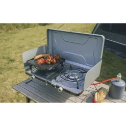 Kooktoestellen & Aanstekers < Outwell Merapi Pro Duo Deluxe Koker - zilvergrijs