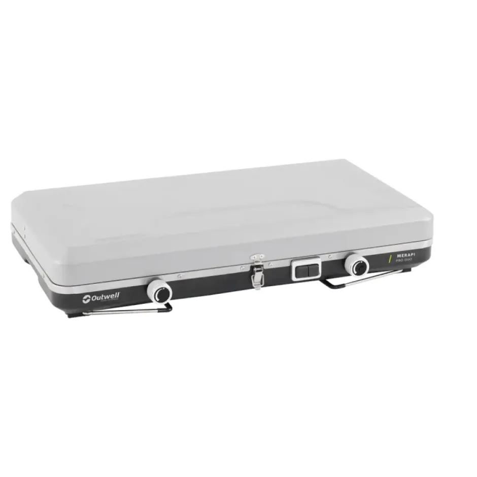 Kooktoestellen & Aanstekers < Outwell Merapi Pro Duo Deluxe Koker - zilvergrijs