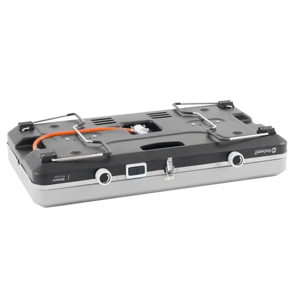 Kooktoestellen & Aanstekers < Outwell Merapi Pro Duo Deluxe Koker - zilvergrijs