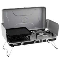 Kooktoestellen & Aanstekers < Outwell Merapi Pro Duo Deluxe Koker - zilvergrijs
