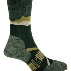 Sokken|Sokken < P.A.C. Original TR 3.2 Trekking Merino Light Sokken voor heren - Anthracite/Olive