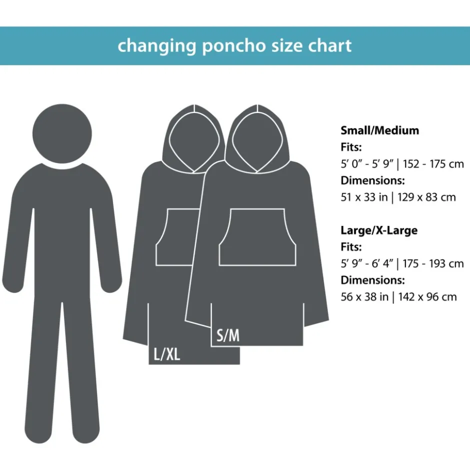 Accessoires|Zwemhulpmiddelen < PackTowl Verander Poncho - riso wave
