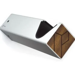 Parax D-Rack Muurbeugel - Zilver - Zwart - Kebony