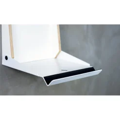 Parax L-Rack Bicycle Wall Mount - White