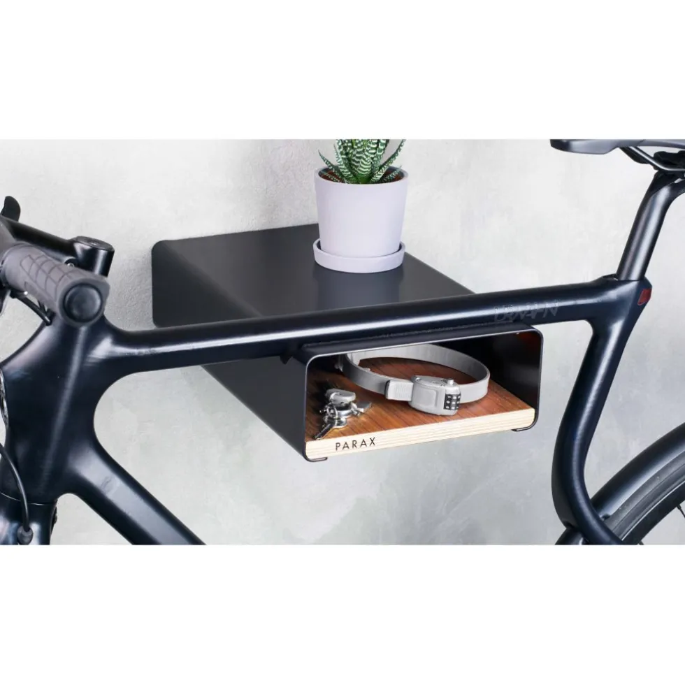 Parax S-Rack Muurbeugel - Zwart - Zwart
