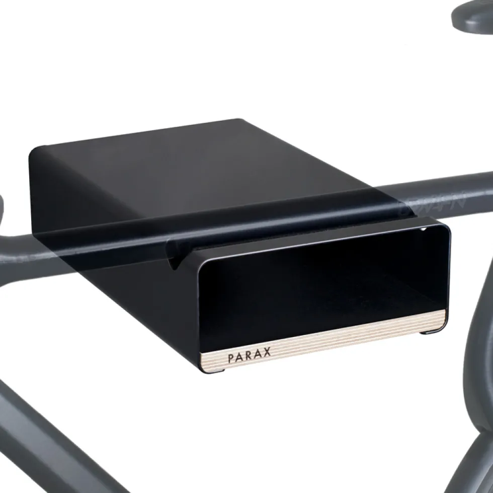 Parax S-Rack Muurbeugel - Zwart - Zwart